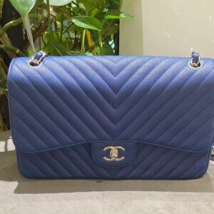 Chanel Medium Classic Flap Chevron bag
